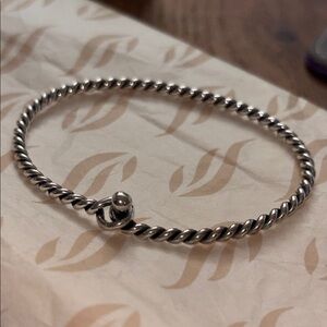 James AveryTwisted Wire Hook-On Bracelet. Retired —the hook is on the top